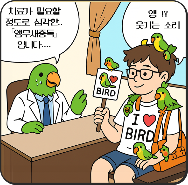 앵무새 일러스트